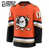 Anaheim Ducks tröja Customized Fanatics Premium 2024-25 Orange Hemma - NHL Tröjor Barn